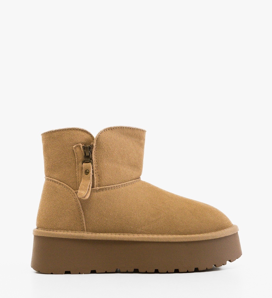 Cizme Ug Nayna Bej Depurtat - Confort & Stil - imagine 6