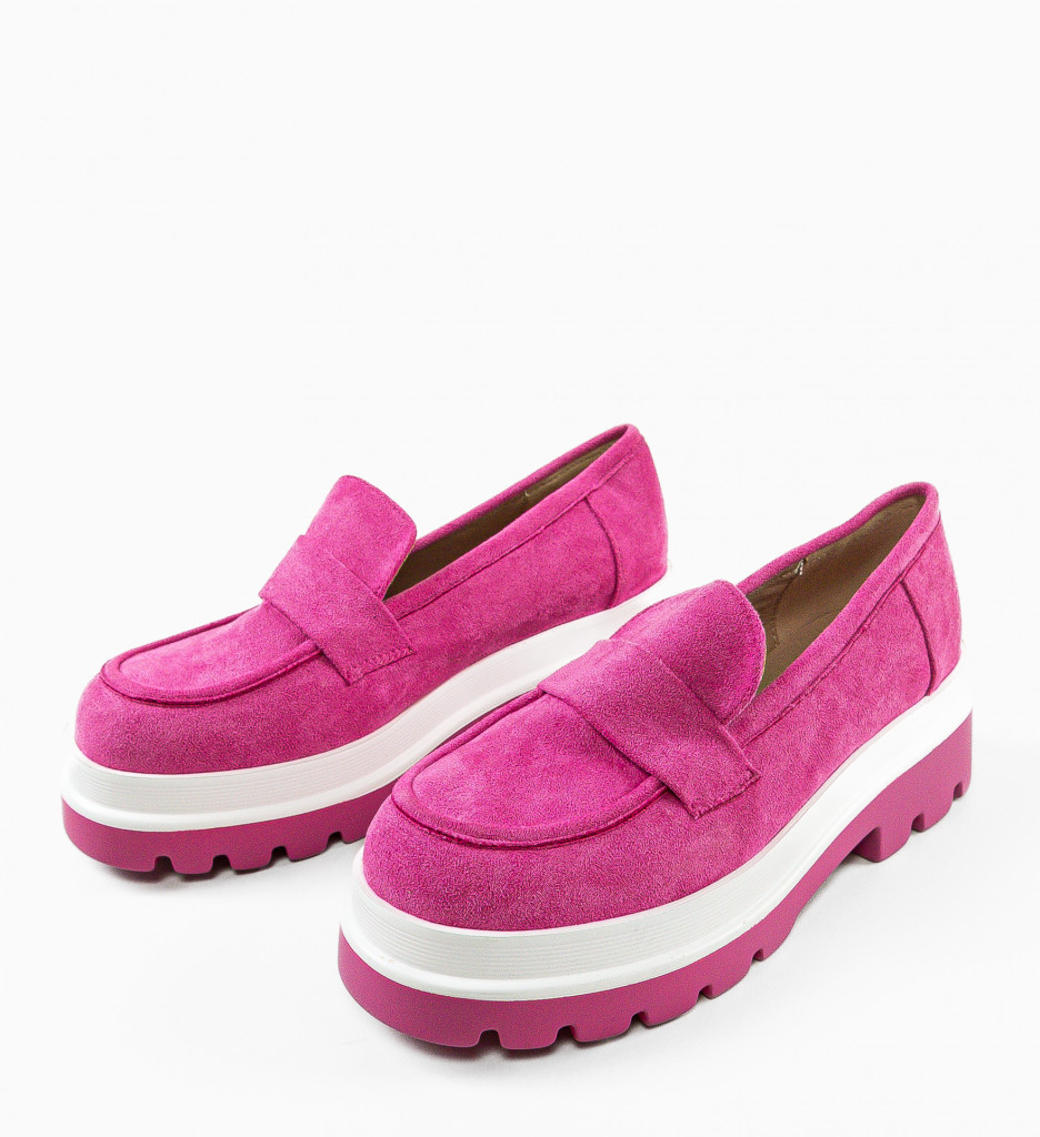 Pantofi Casual Hilaria Fuchsia | Stil și Confort - imagine 6