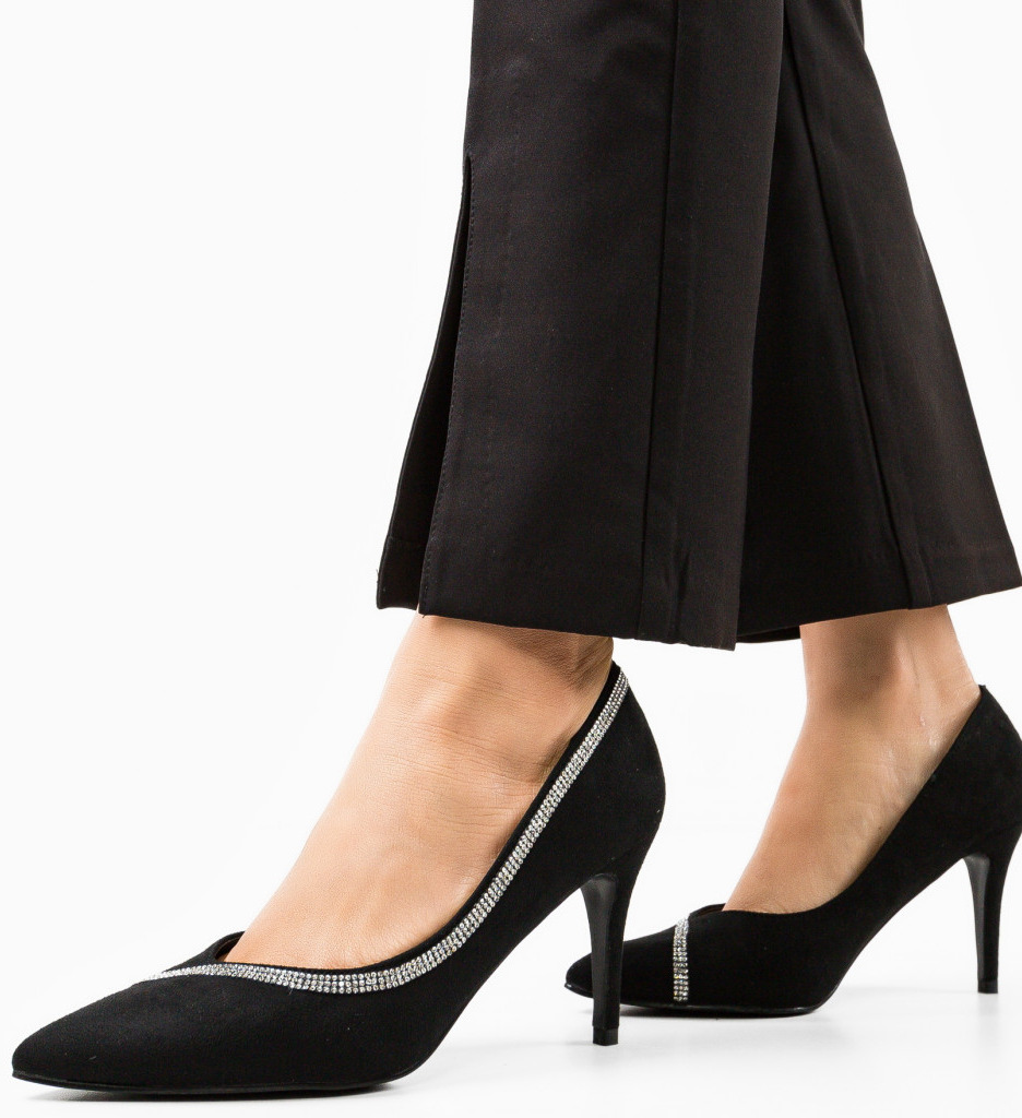 Pantofi Kyle Negri cu Toc - Eleganță Asigurată - imagine 2