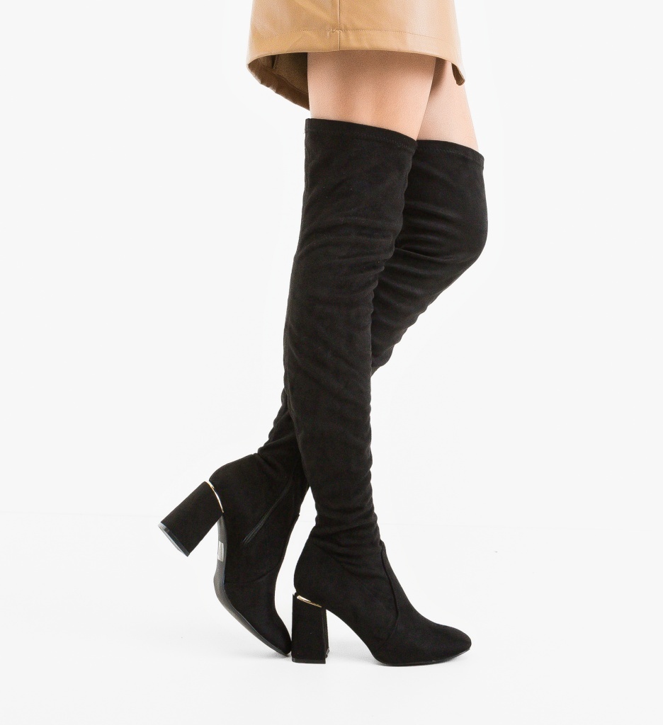 Cizme Dama Negre Jaddey | Eleganță și Confort - imagine 6