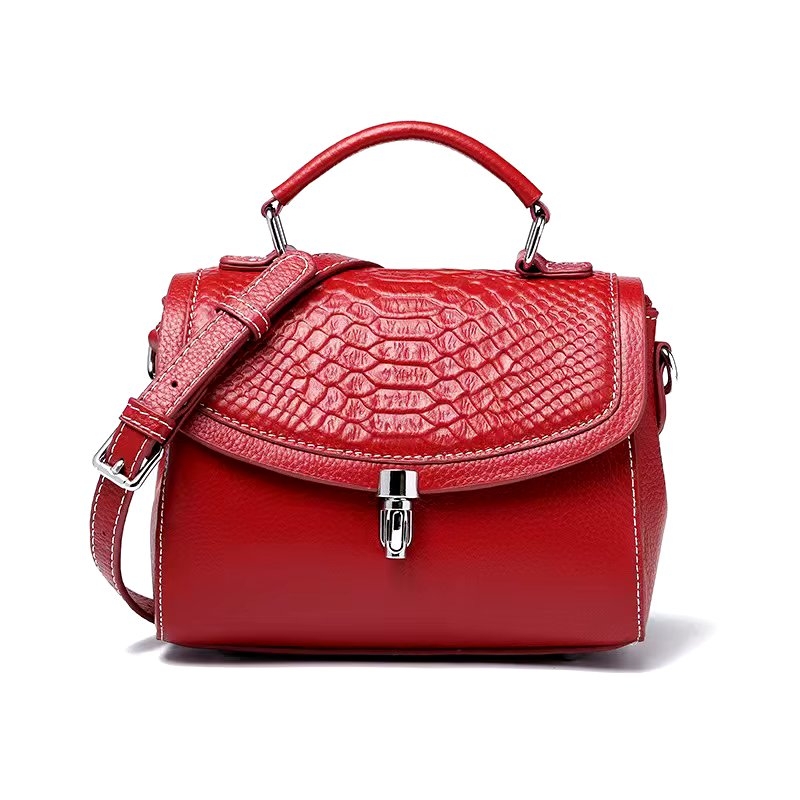 Geantă Delis Arina GT3119 Piele Naturală Bordo