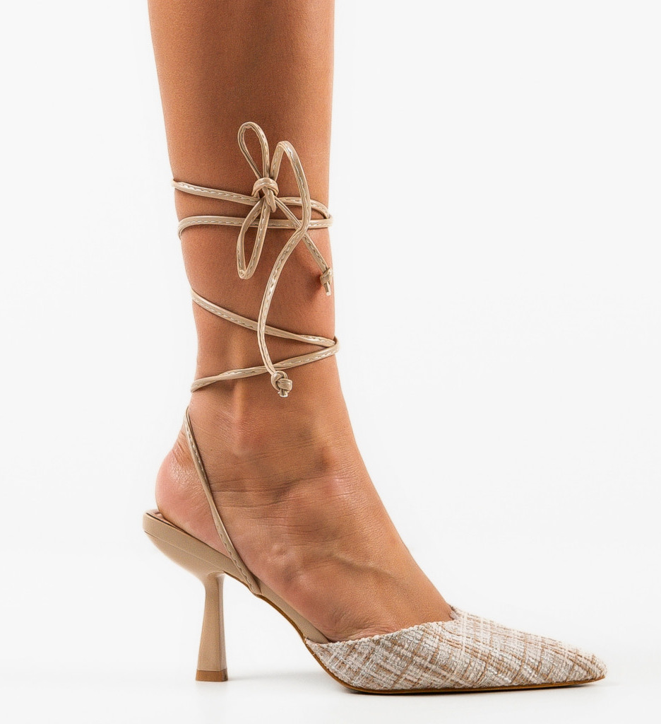Pantofi cu Toc Steele Bej | Stil și Eleganță - imagine 6