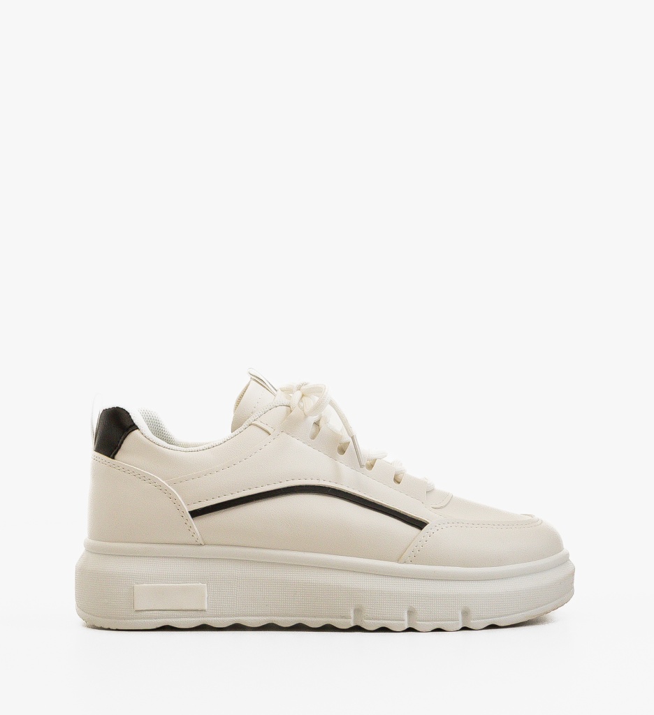 Sneakers Dama Elys Albi - Confort și Stil - imagine 6
