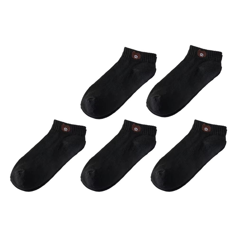 Set 5 perechi sosete Picadili Negru 35-39