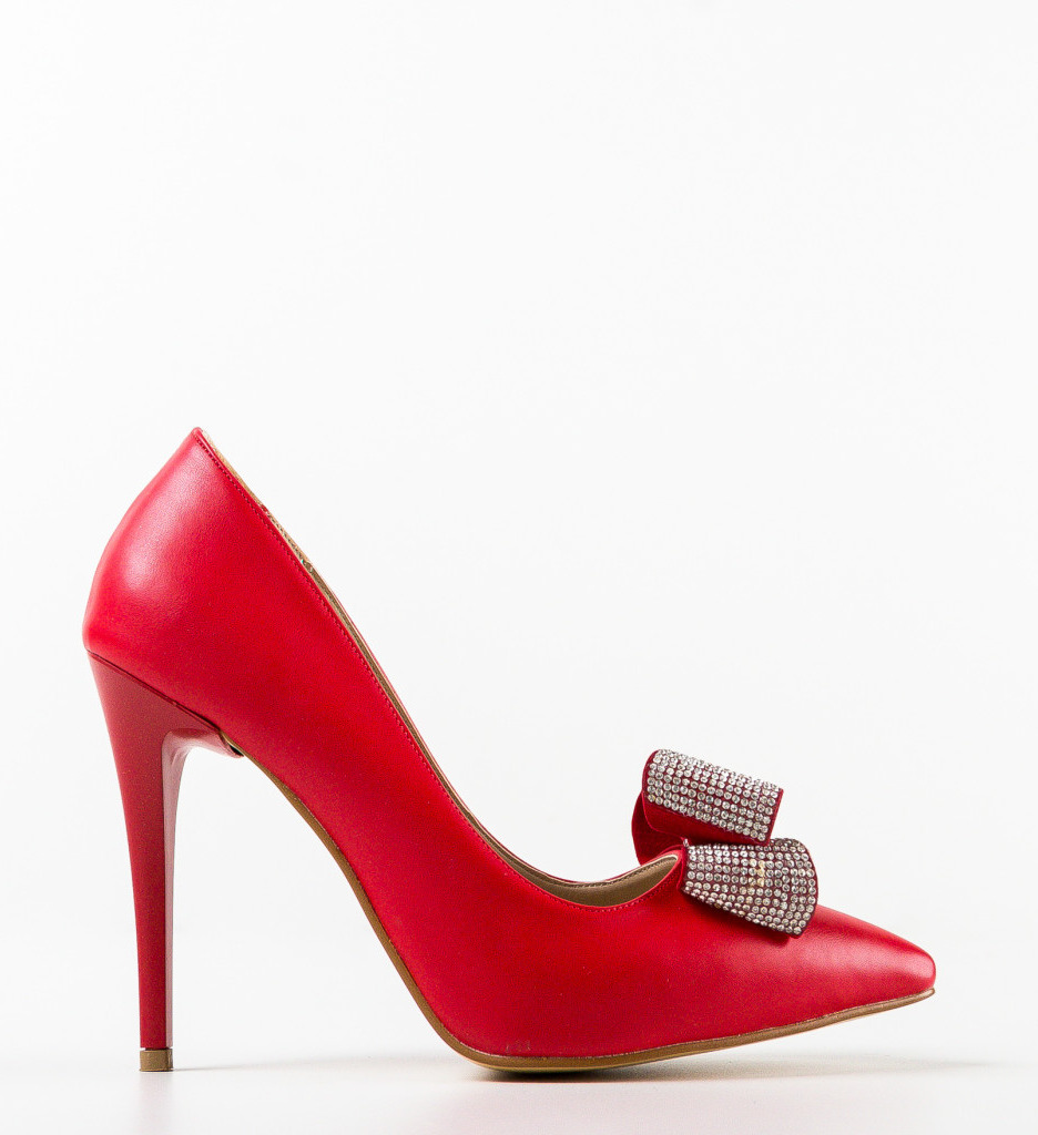 Pantofi cu Toc Farma Rosii - Eleganță și Stil - imagine 2