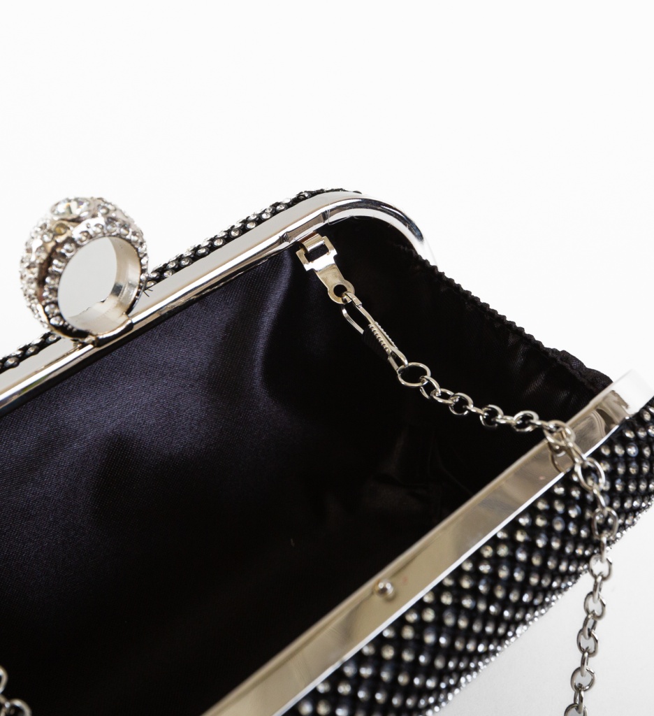Geanta Plic Neagra Klinkar | Stil Elegant - imagine 5