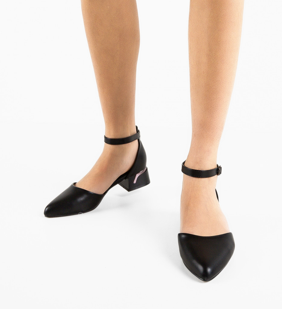 Pantofi Zahra Negri - Eleganță și Stil - imagine 3