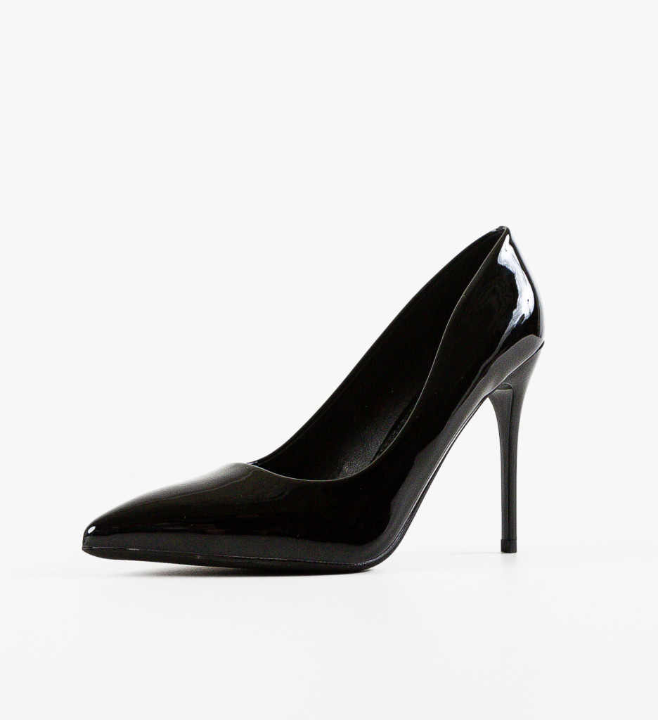 Pantofi Fana Negri cu Toc | Eleganță Asigurată - imagine 9