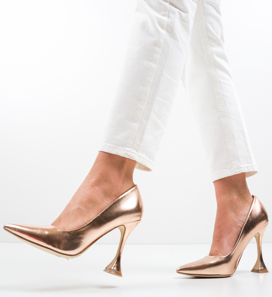 Pantofi Lena Bronz | Eleganță și Stil Refined - imagine 3