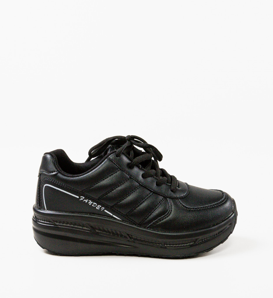 Sneakers Tranaf Negri - Confort și Stil - imagine 4