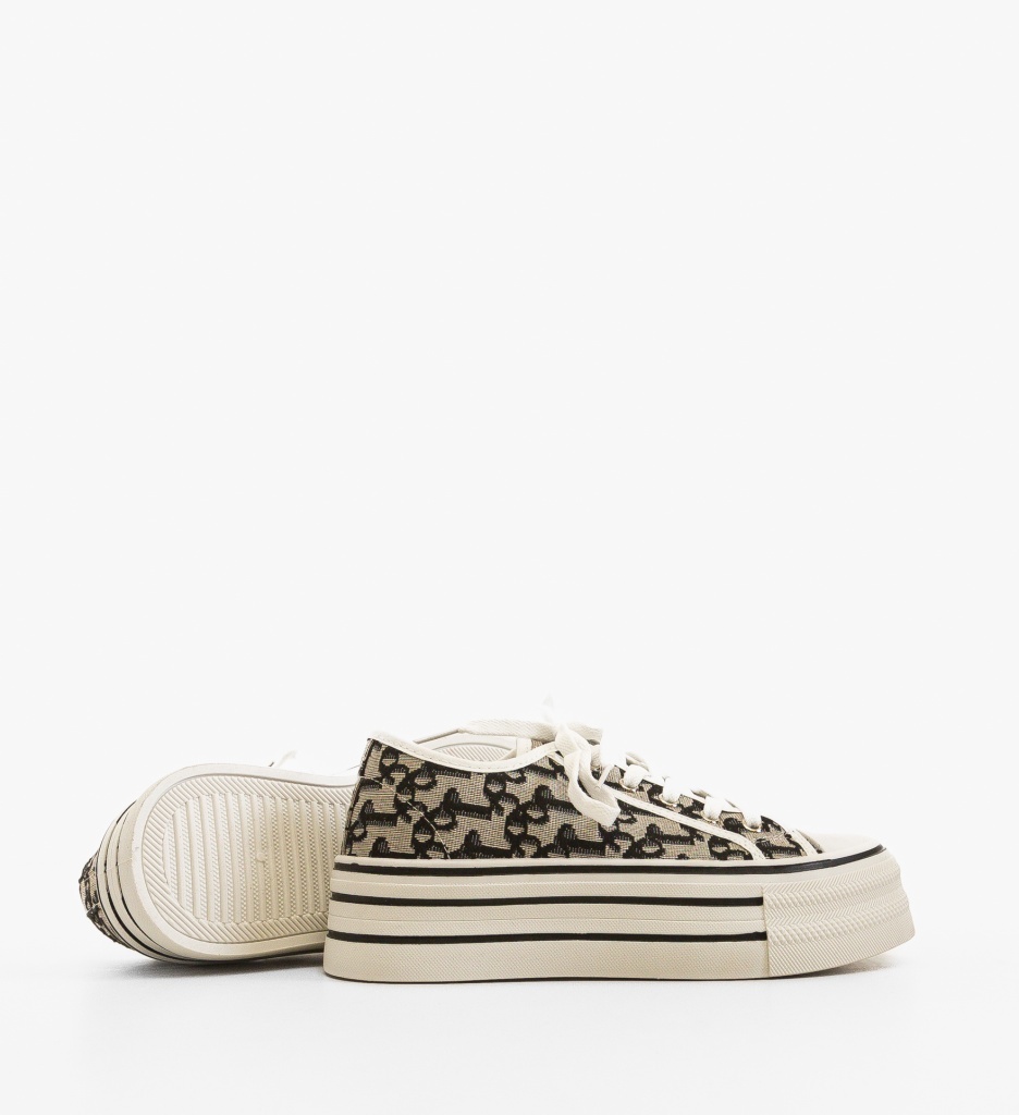 Sneakers Dama Vidia Negri - Confort și Stil Urban - imagine 4