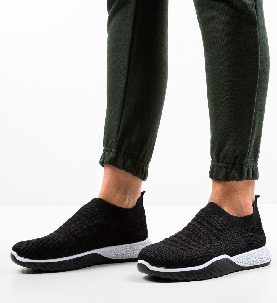 Pantofi Sport Cairon Negri - Confort & Stil - imagine 2