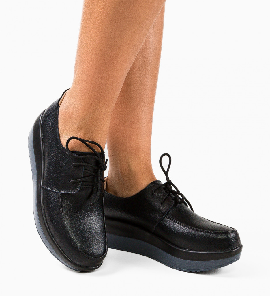 Pantofi Casual Negri - Stil și Confort Zilnic - imagine 8