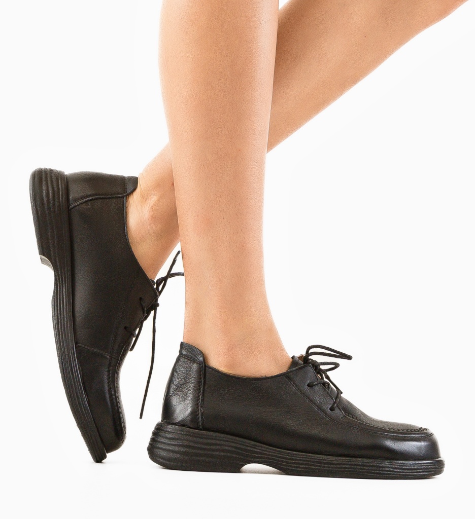 Pantofi Casual Vlobe Negri | Stil și Confort - imagine 4