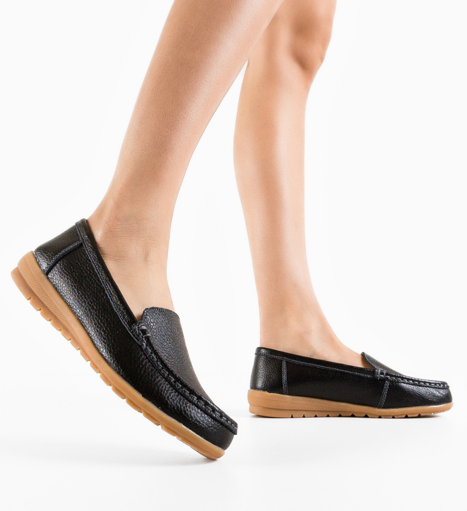 Pantofi Casual Georgie Negri | Eleganță Zilnică - imagine 2