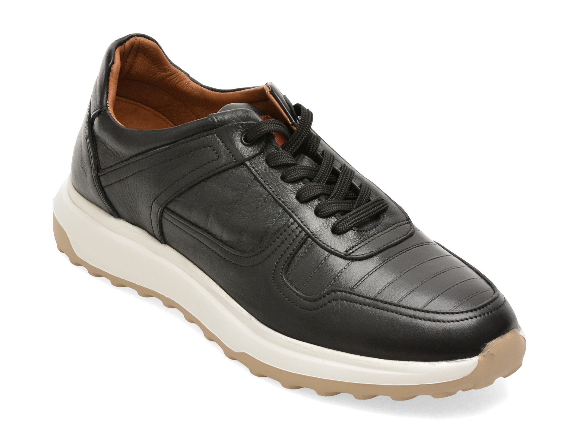 Pantofi sport GRYXX negri din piele naturală