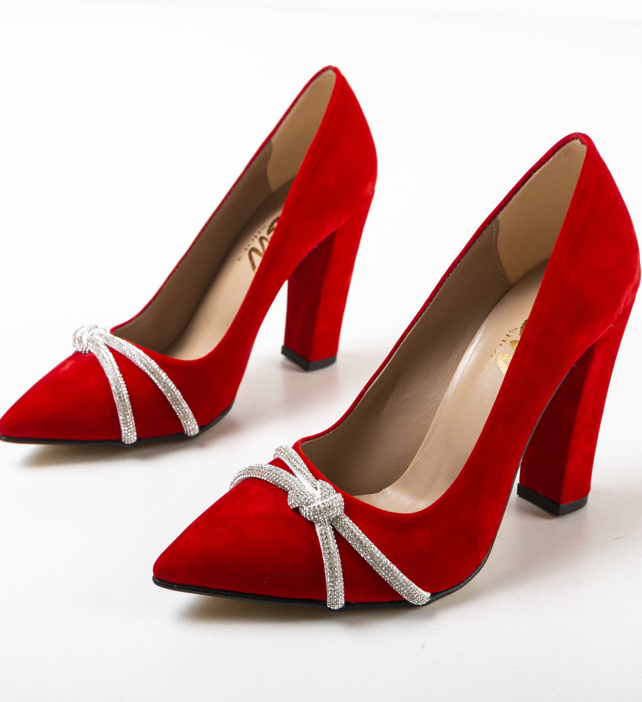 Pantofi Tuty Rosii - Eleganță și Stil Feminin - imagine 6