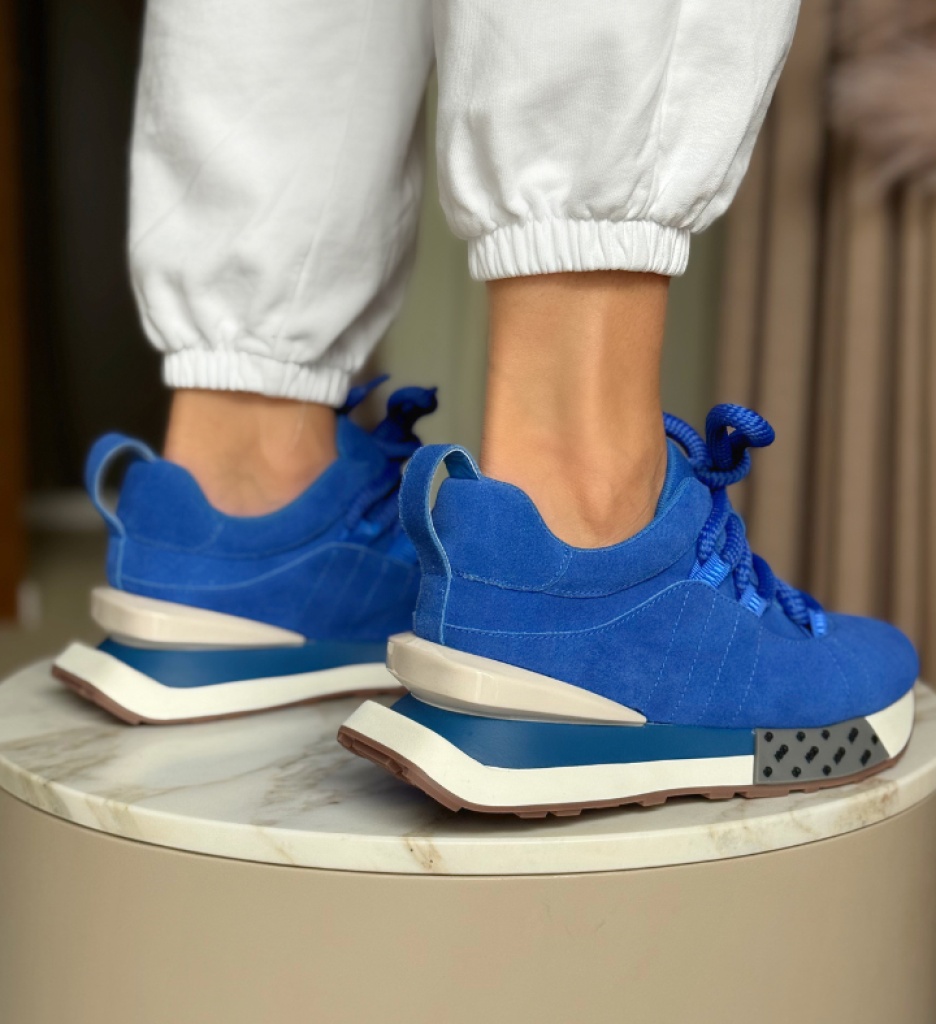 Sneakers Dama Merle Albastri | Confort Extrem - imagine 3