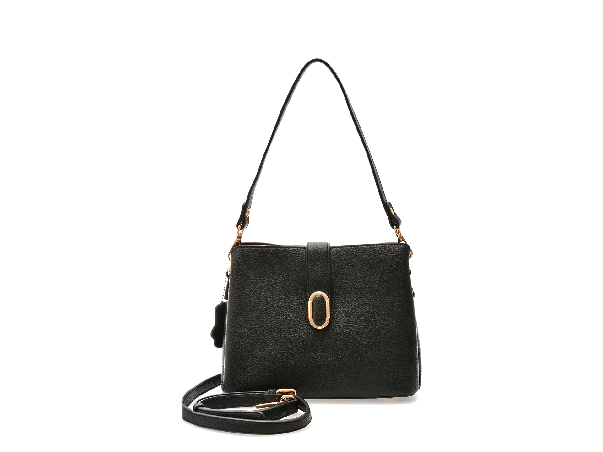 Geanta neagra Gryxx din piele ecologica - Stil urban