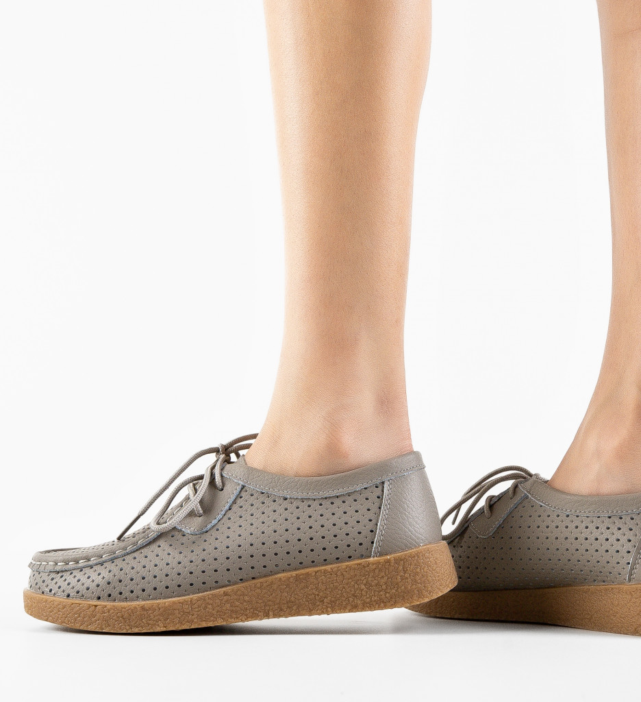 Pantofi Casual Yorker Gri - Confort și Stil - imagine 4