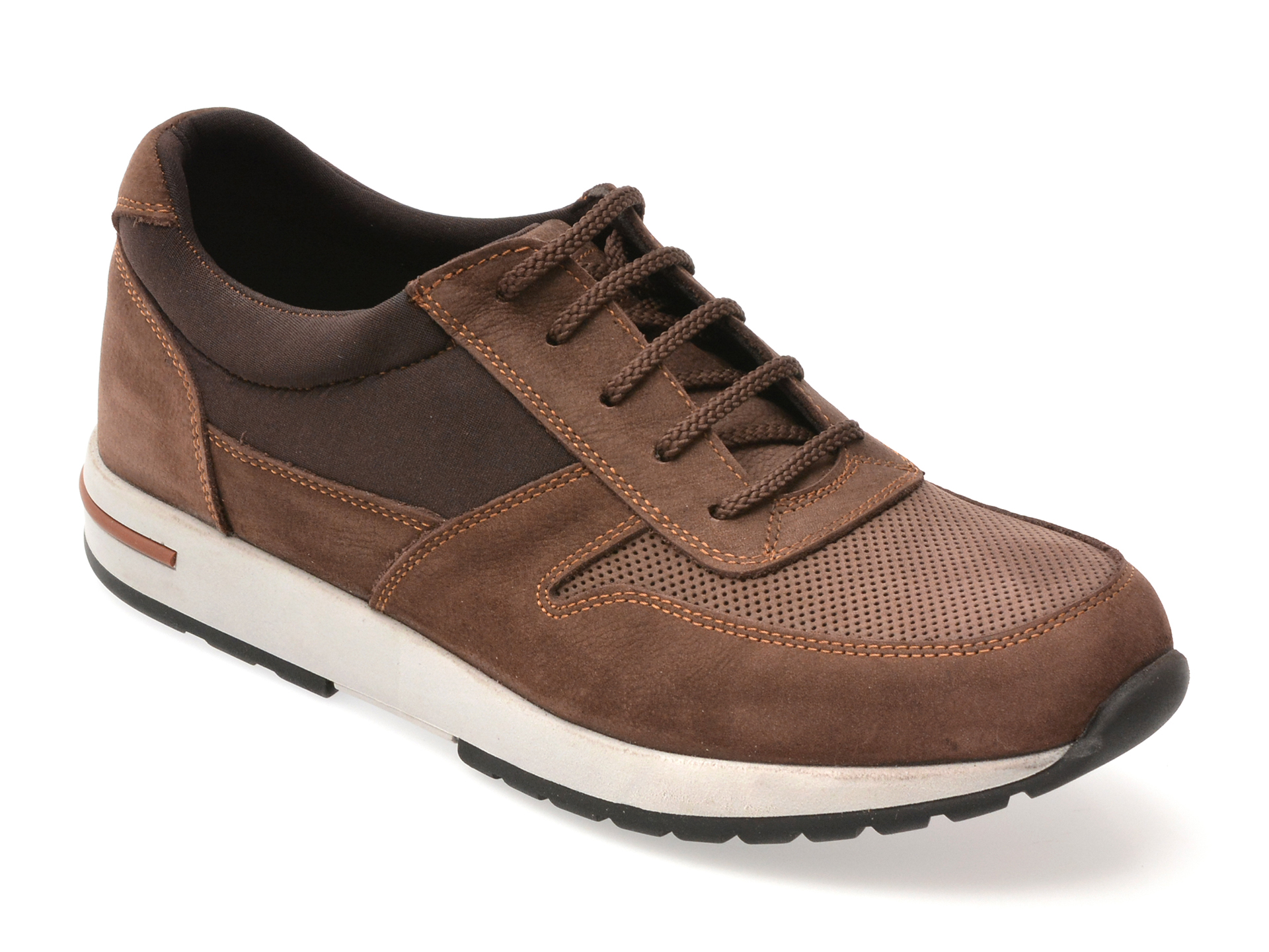 Pantofi Otter Maro Nabuc - Stil Urban Confortabil