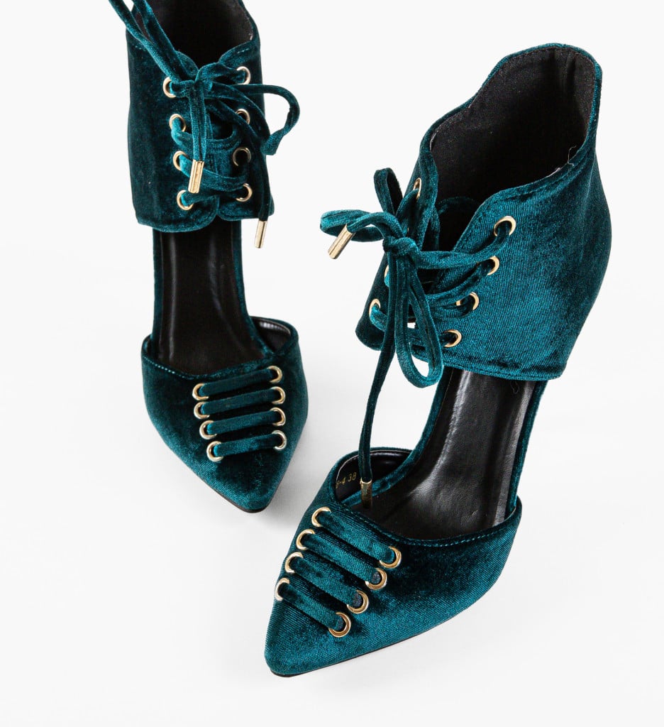 Pantofi Dama Verzi cu Toc - Stil și Eleganță - imagine 8
