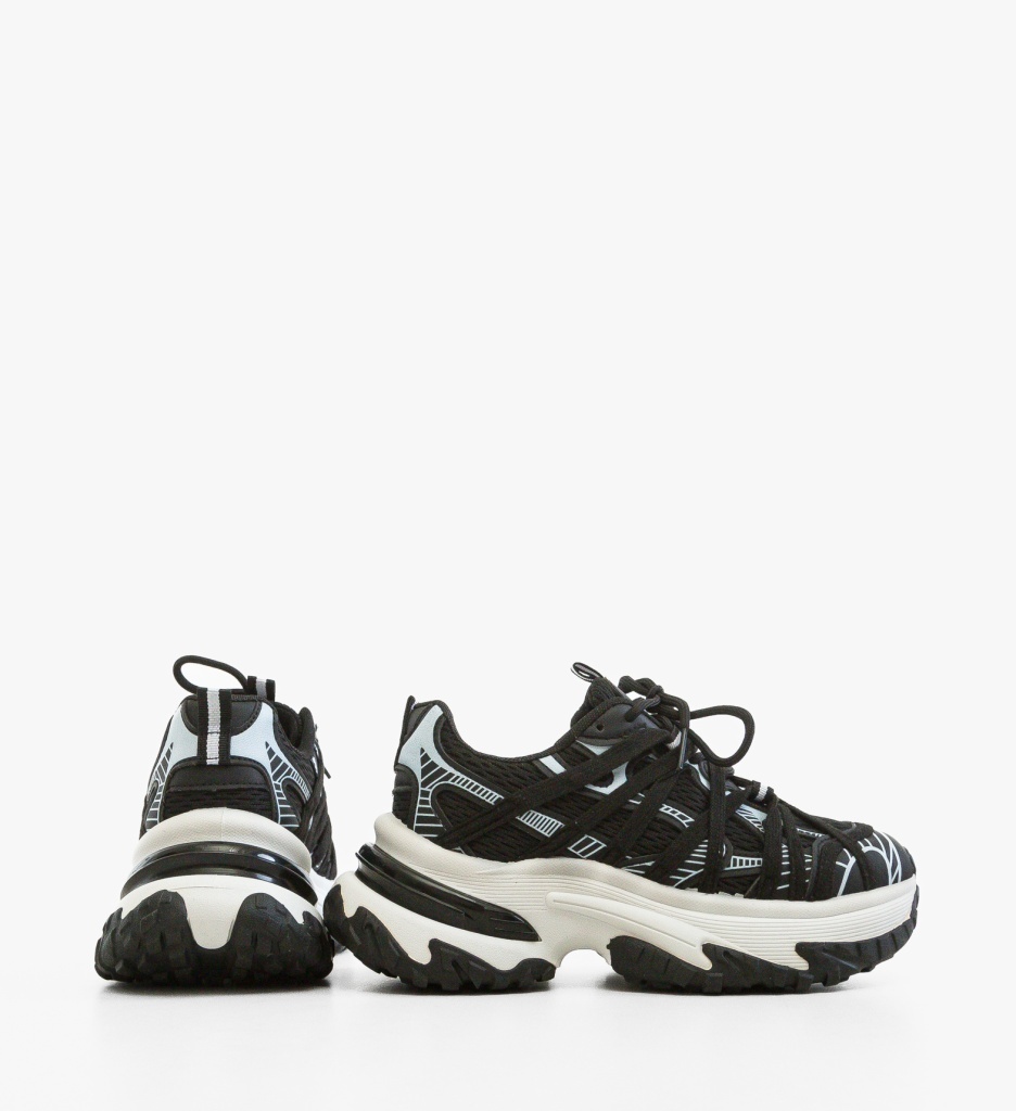 Sneakers Dama Ranbow Negri Sport - imagine 3