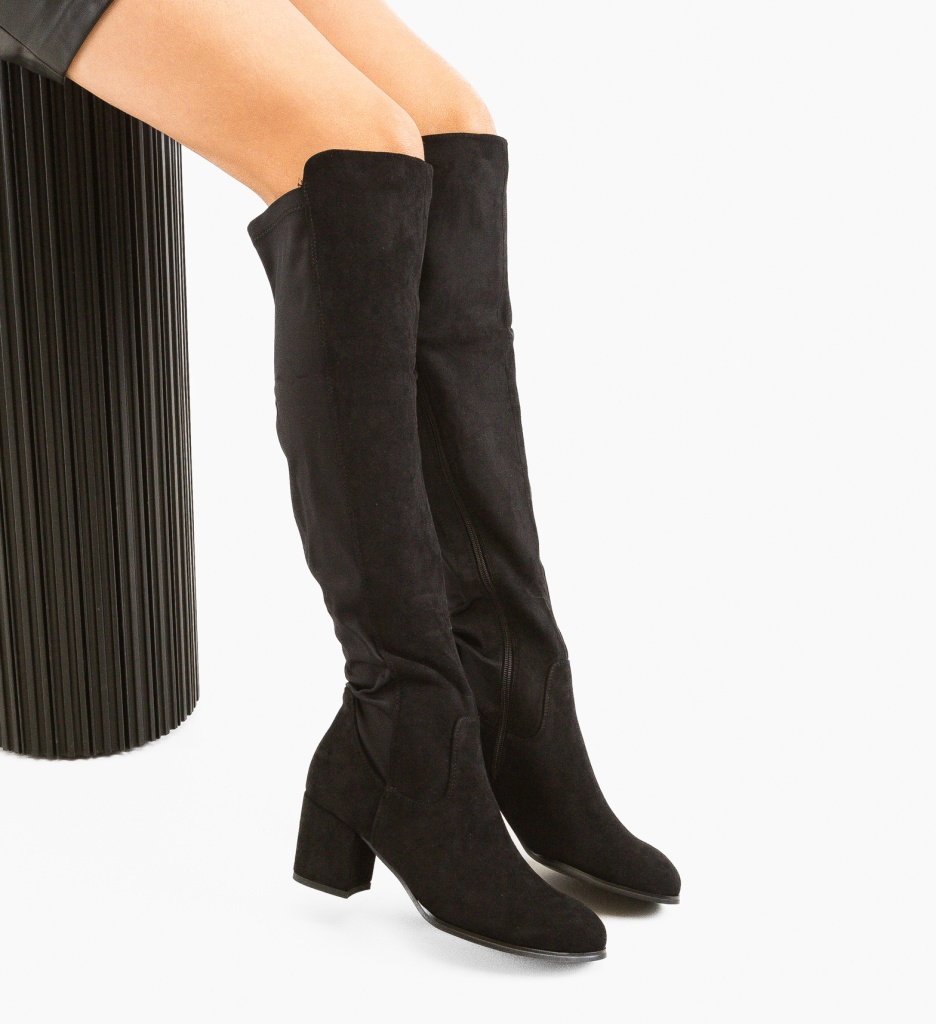 Cizme Dama Buntro Negre Elegante