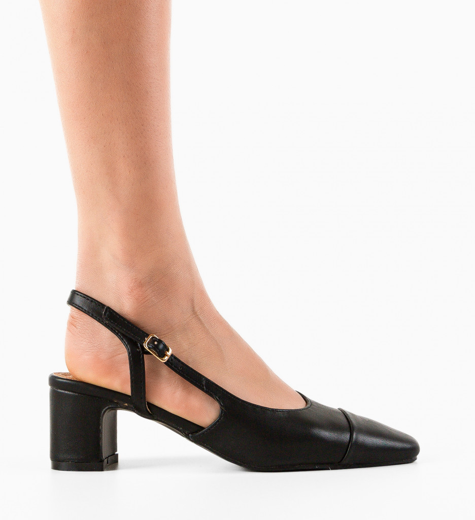 Pantofi dama Oder Negri | Eleganți cu Toc - imagine 5