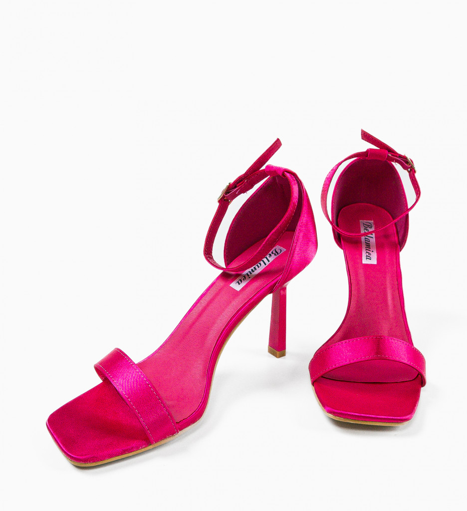 Sandale cu Toc Itumele Fuchsia - Eleganță și Stil - imagine 8