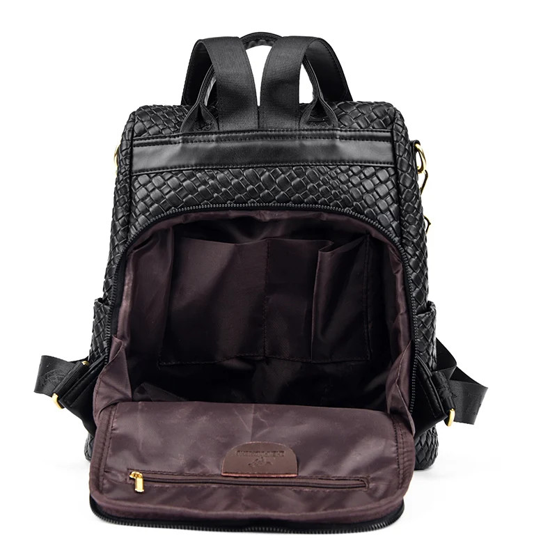 Rucsac de dama Delis Xiomara GT2854 antifurt, Negru - imagine 7