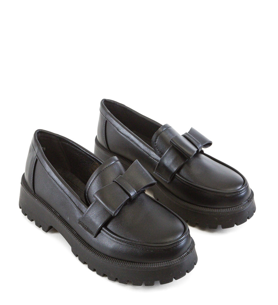 Pantofi Casual Dama Tyrewn Negri - imagine 2