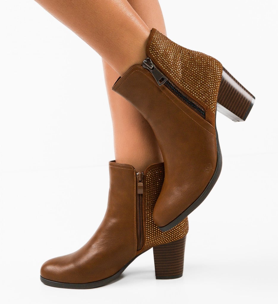 Botine Dama Ortega Camel | Elegante și Confortabile - imagine 4
