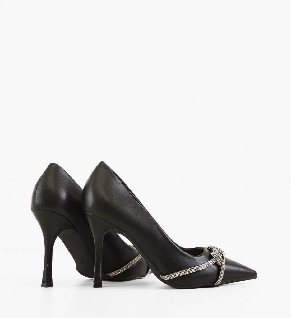 Pantofi Stiletto Abrams Negri - Eleganță Maximă - imagine 5