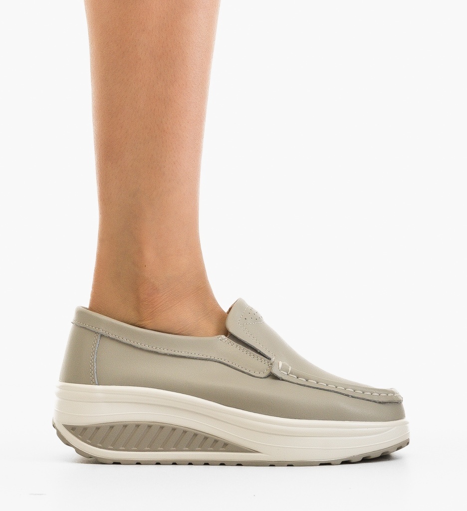 Pantofi Casual Eliot Gri - Confort și Stil - imagine 6