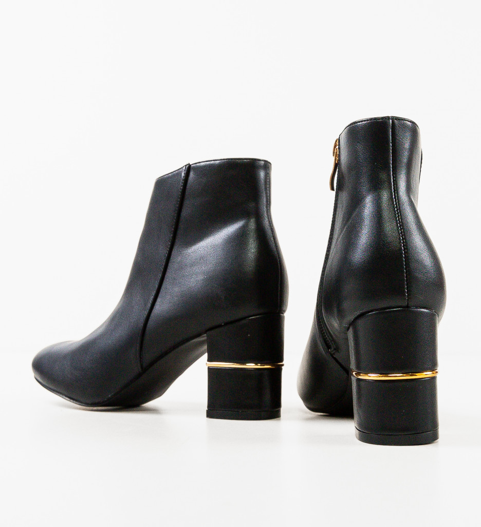 Botine Murray Negre - Eleganță și Confort - imagine 7