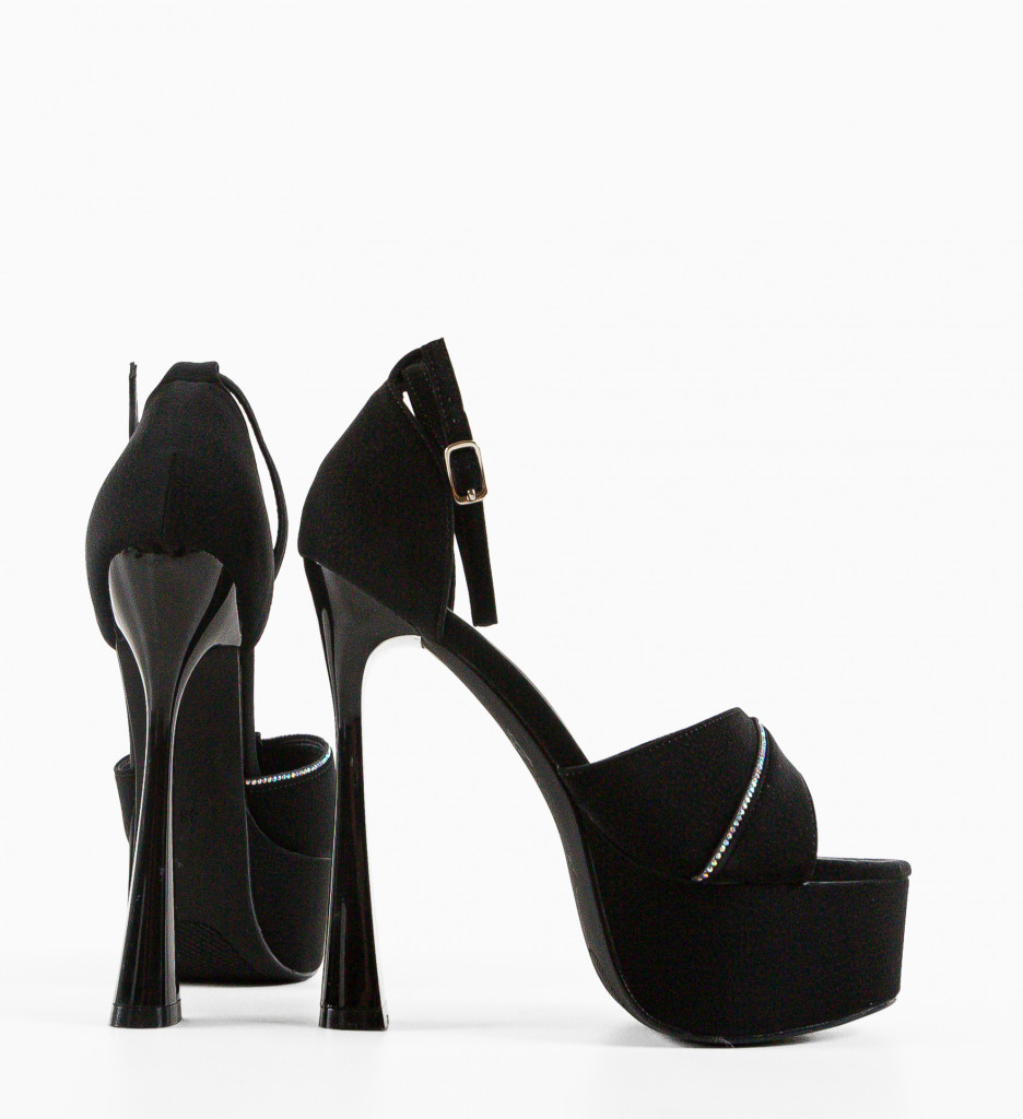 Sandale Caribou Negre | Eleganță și Stil - imagine 5