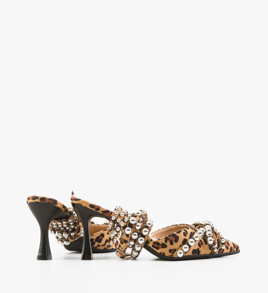 Pantofi Dama Leon Animal Print - Eleganță și Stil - imagine 3