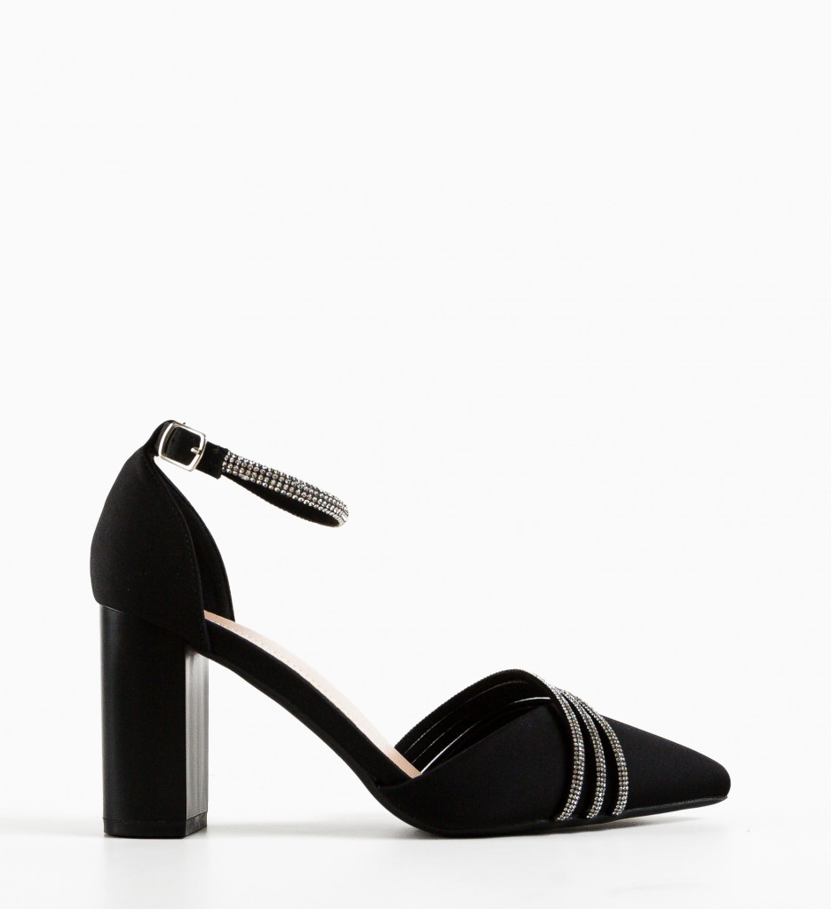 Pantofi cu toc Congo Negri - Eleganță și Stil - imagine 4