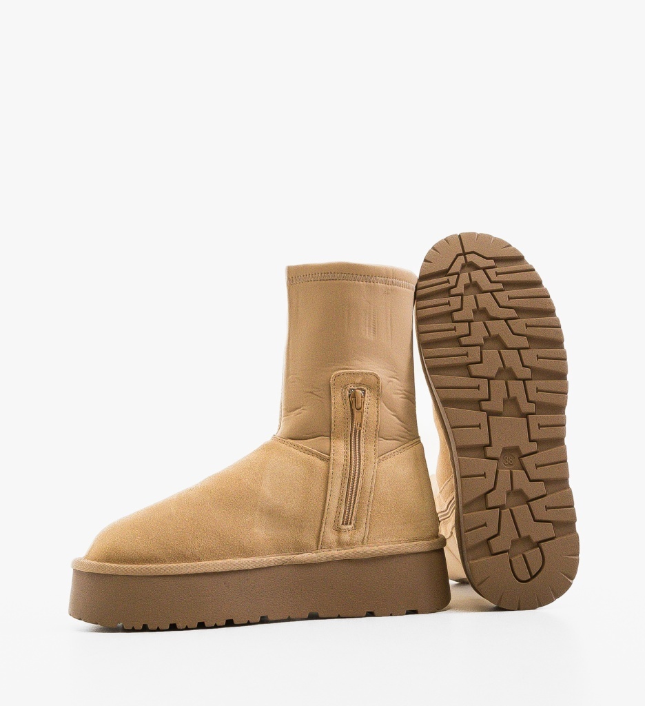 Cizme Ug Daboka Bej | Depurtat Confort - imagine 4