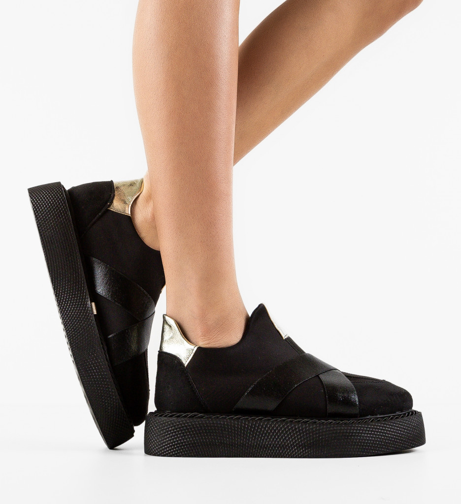 Pantofi Casual Buubu Negri - Confort și Stil - imagine 3