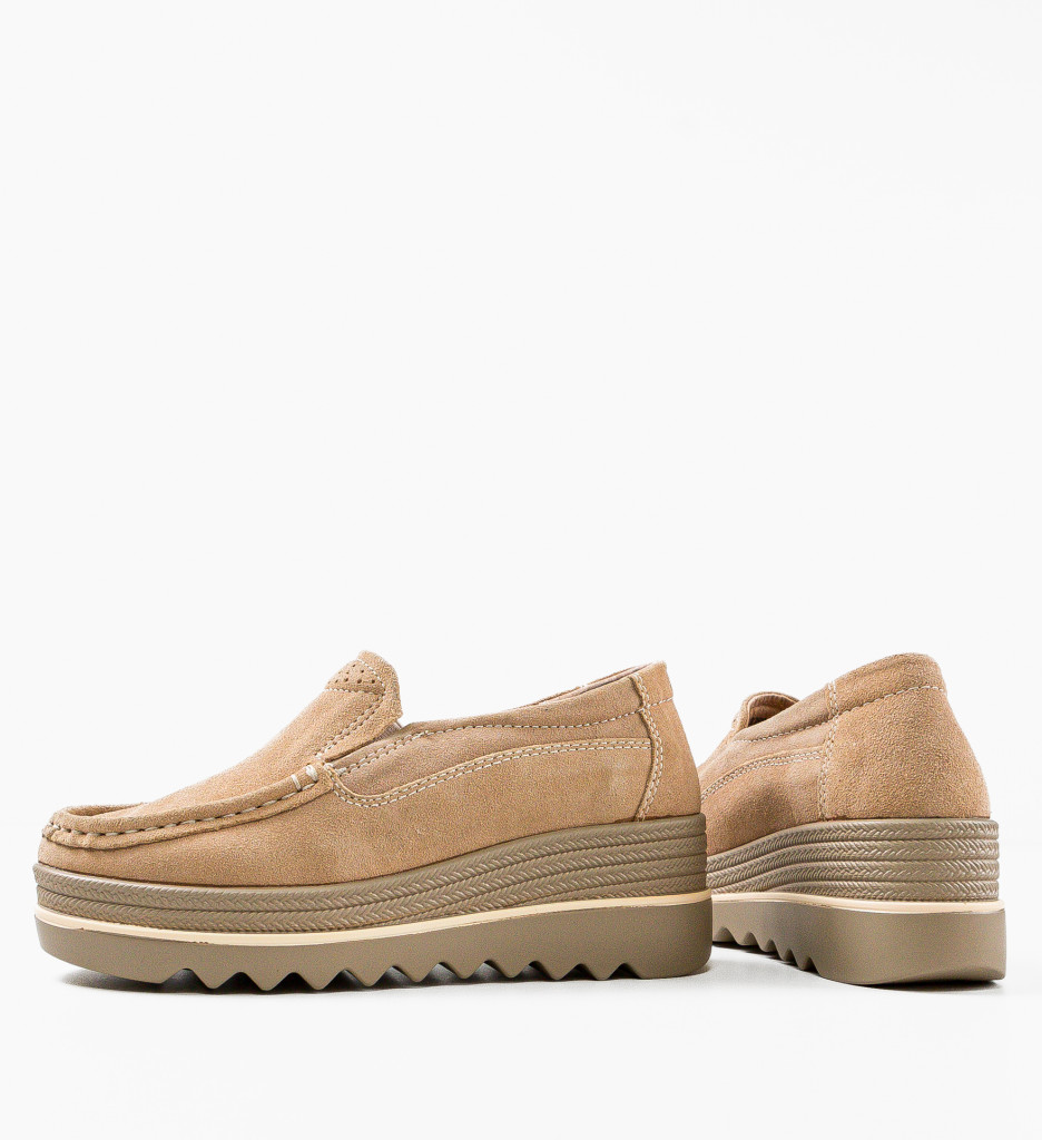 Pantofi Casual Smirno Bej - Confort și Eleganță - imagine 3