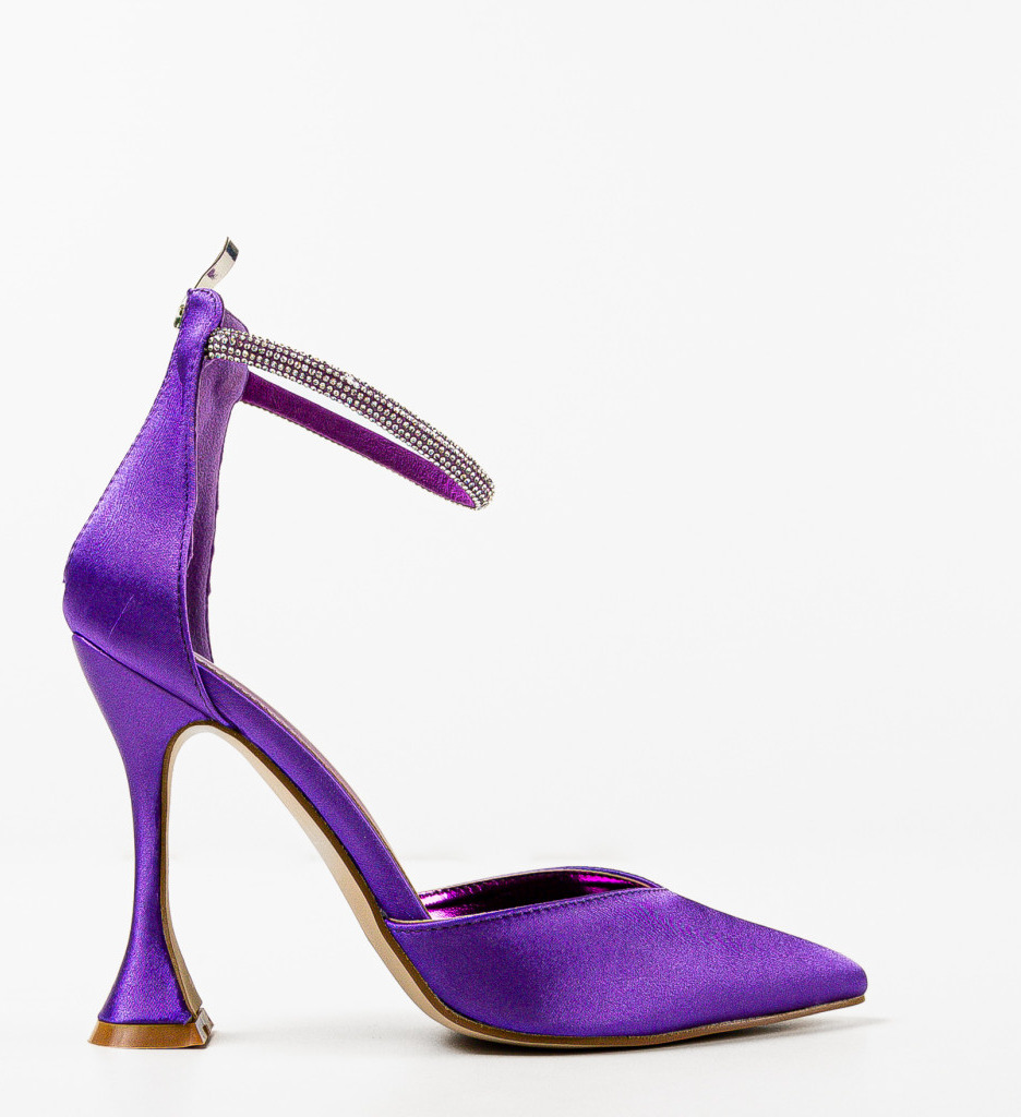 Pantofi cu Toc Ellya Mov - Eleganță și Stil - imagine 5