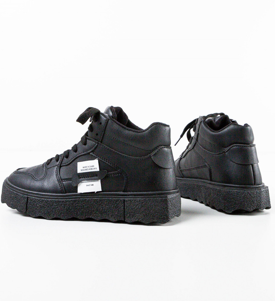 Pantofi Sport Mistece Negri - Confort și Stil - imagine 7