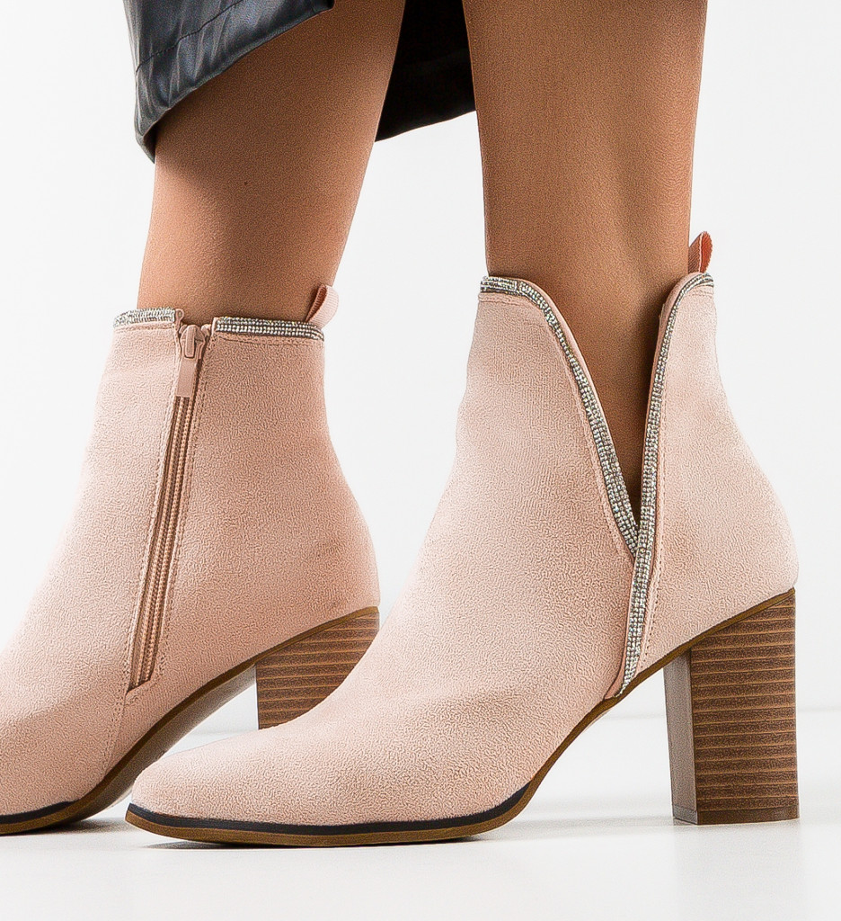 Botine Dama Christe Roz - Eleganță și Confort