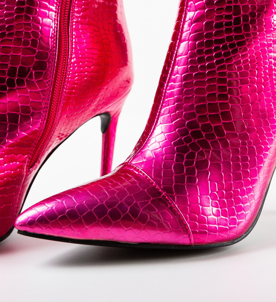 Botine Dama Yassin Fuchsia - Stil Vibrant - imagine 8
