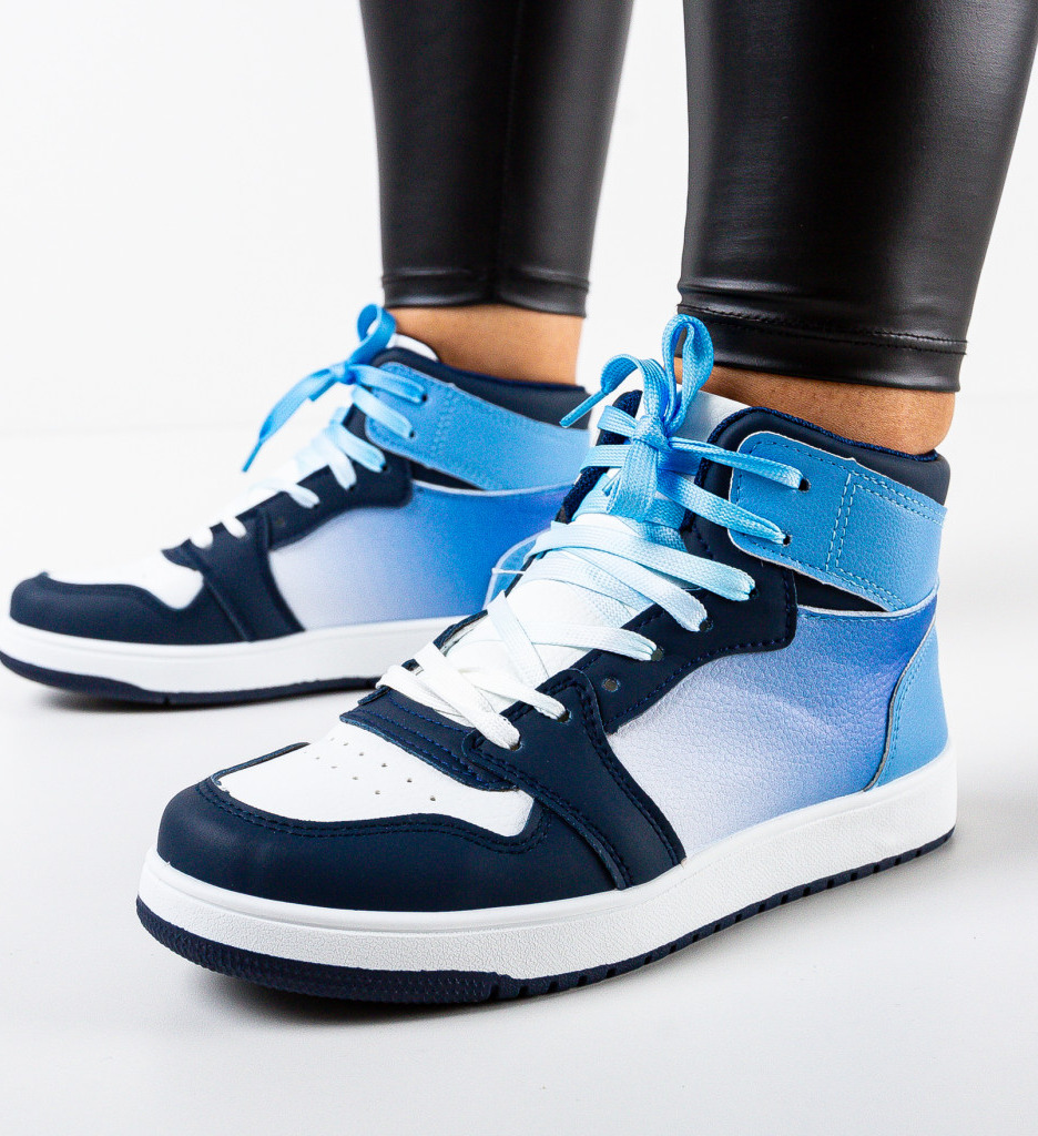 Sneakers Dama Galvan Albastri | Confort & Stil - imagine 3