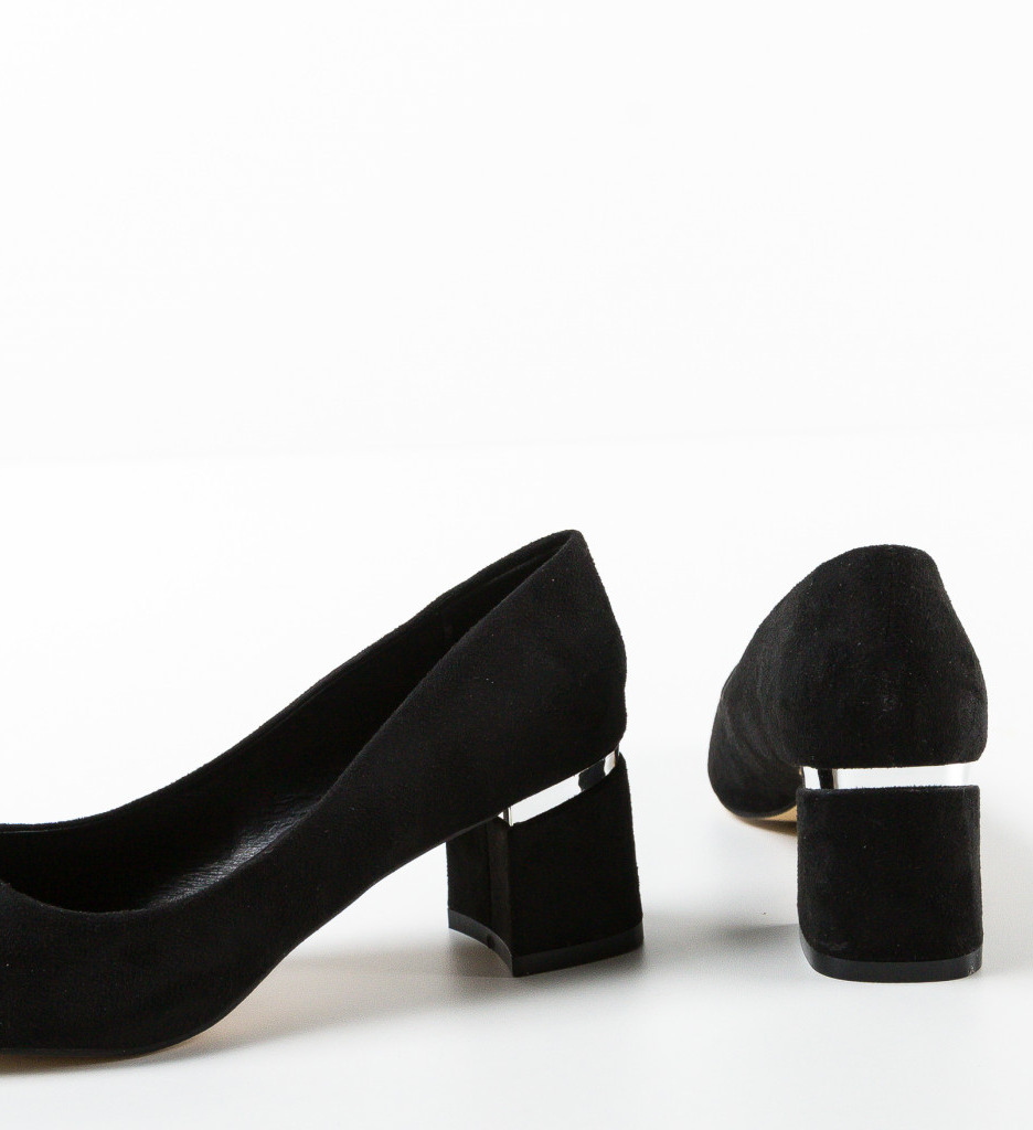 Pantofi Dama Brandy Negri | Eleganță și Stil - imagine 7
