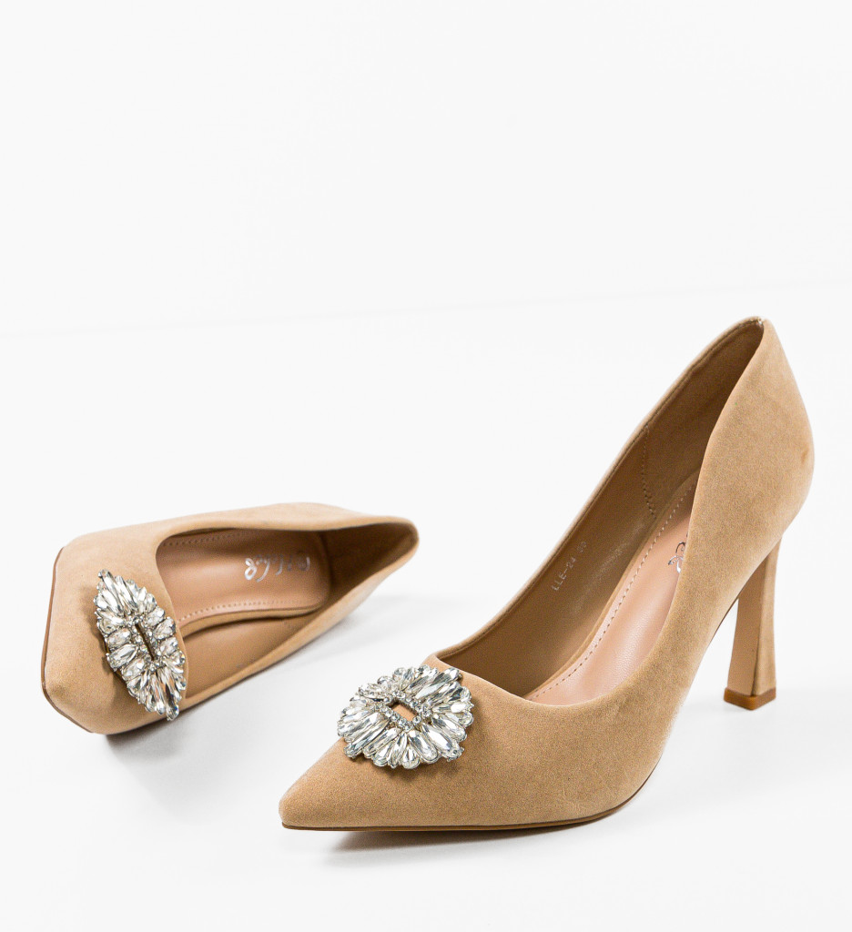 Pantofi Kefilwe Bej | Eleganță și Stil - imagine 6