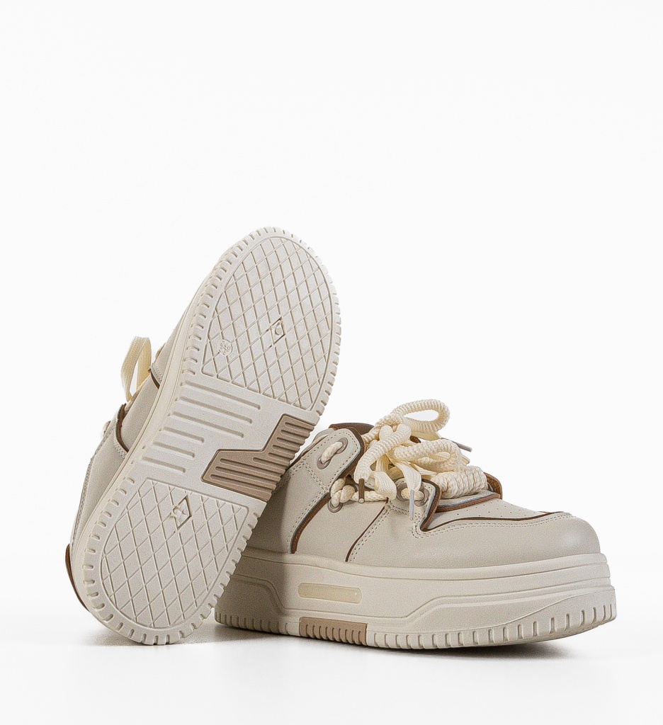 Sneakers Dama Kerim Bej | Confort și Stil - imagine 6